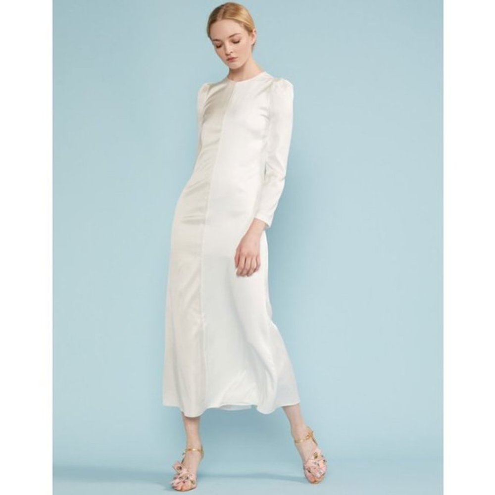 NWT Cynthia Rowley Silk Moe Maxi Dress